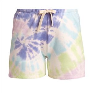 Charlize Tie-Dye Shorts Opal Lavender Glow M NWT